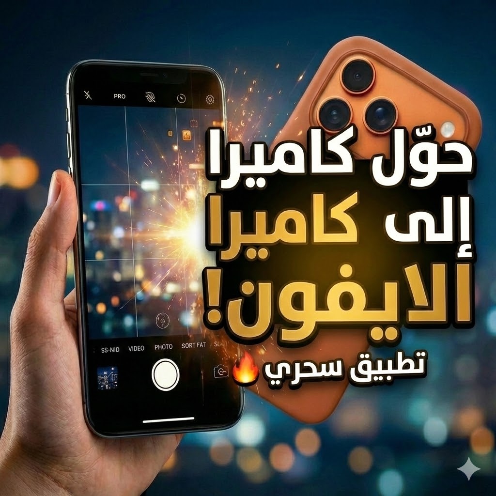 تحويل الهاتف لكاميرا الايفون