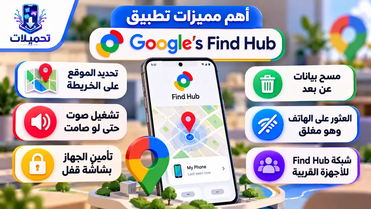 مميزات تطبيق العثور علي هاتفك المفقود