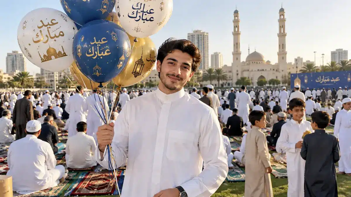 تصميم صور العيد بدون تغيير الملامح