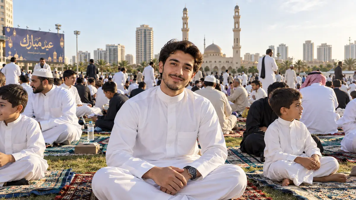 تصميم صور العيد بدون تغيير الملامح