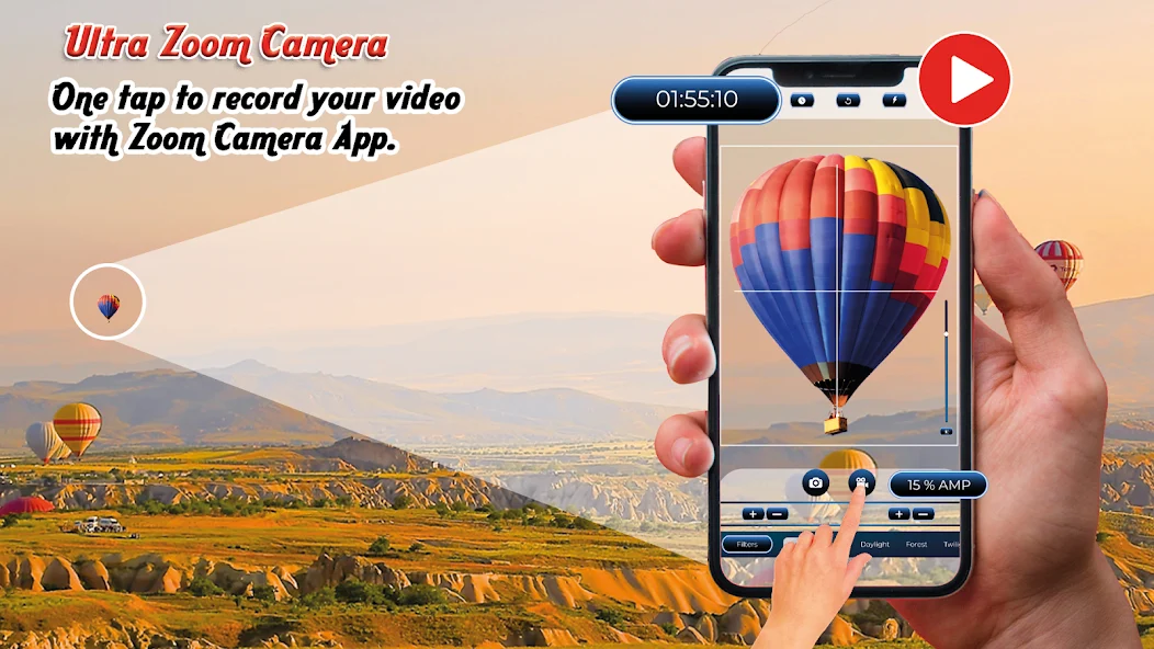 Ultra Zoom Camera HD أفضل تطبيق زوم للكاميرا - لقطة شاشة 6